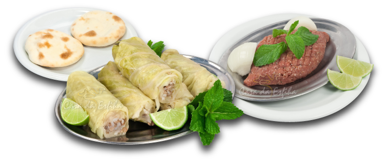 Casa da Esfiha charuto kibe cru